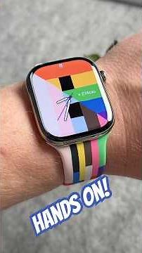 Hands on with Apple’s Pride Harmony Apple Watch band!