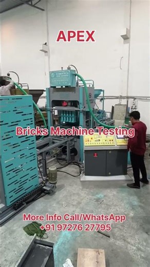 Best Quality Bricks Making Machine Manufacturing in Gujarat Apex