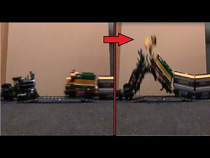 lego train crash compilation #12