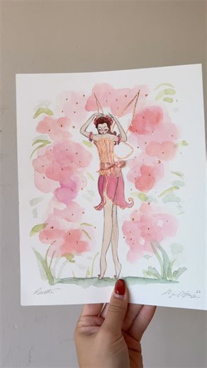 Abigail Brewer | I absolutely loved the fairies of pixie hollow growing up, so it was so so fun to revisit them through these illustrations!🥹💓 characters... | Instagram