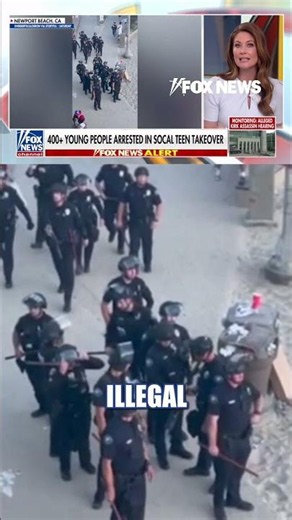 HUNDREDS arrested during SoCal teen takeover #foxnews #news #shorts