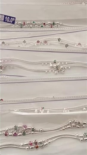 Fancy Payal Design Collection | Latest Stylish Anklets for Women #payalcollection #silverpayal