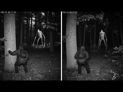 GIANT 7FT ALIEN Caught On Camera - Trail Hiker Could Not Believe His Eyes