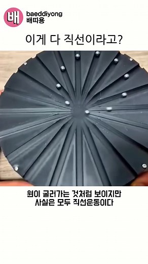 직선이 아닌 곡선, 시각적 착시 현상
