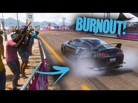 How to do a Stand Still Burnout in Forza Horizon 5