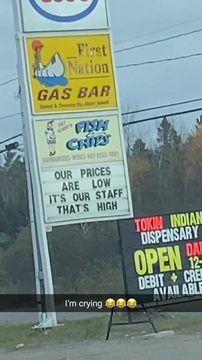 Edit: its rankin! Hes known for his funny signs for advertisment to locals. His staff are just as nice! Just a funny promotion I do say, stop by and support local