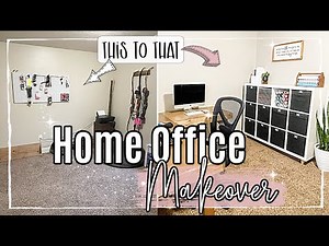 DIY HOME OFFICE MAKEOVER 2021 on a BUDGET :: RUSTIC MAKEOVER SERIES | EPISODE 2 :: TRANSFORMATION