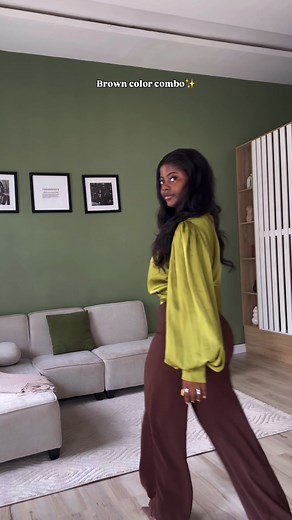 Brown Color Combination Outfit Ideas for Women