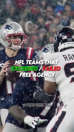 Teams that Exceeded or Failed free Agency | #sm5tryouts #nfl #freeagent #winner ‪@Phinsup18‬ for comp