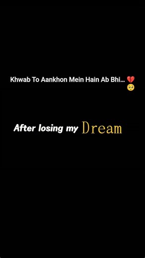 Khwab To Aankhon Mein Hain Ab Bhi… 💔🥺 #shorts