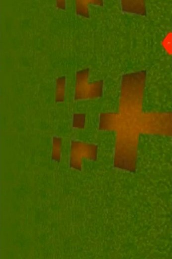 TNT Explosion Makes a Heart in Minecraft (Creative Mode)