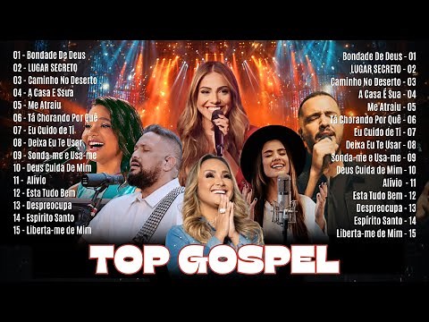 As Melhores Músicas Gospel, Top 50 Louvores de Adoração 2025,HINOS - Fernandinho, Gabriela Rocha,...