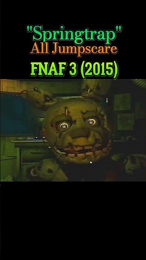 SPRINGTRAP – ALL JUMPSCARES! 🔥😱 #fnaf #scary
