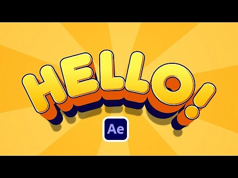 Create Fun Cartoon Title Animations in After Effects | Tutorial