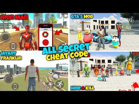 Gta 5 + Iron Man + Toy Car + Hide & Kill All Secret Cheat Code 😍Indian Bikes Driving 3d