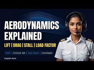 Aerodynamics Explained | Lift, Drag, Stall, Load Factor, Stability | Aviation Theory | Captain Aero