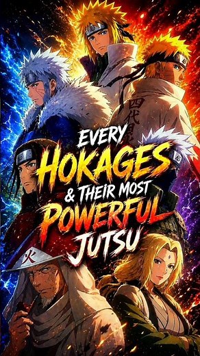 Every Hokage & Their Most Powerful Jutsu 🤯🔥 | Naruto | Anime BLAH