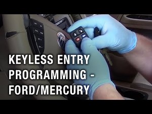 Remote Keyless Entry Programming - Ford Taurus/Mercury Montego