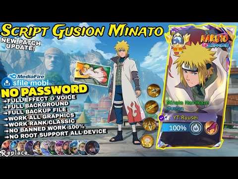 UI VIGNETTE Script skin Gusion Minato full effect & voice sfx no password patch terbaru