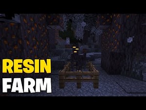 Resin farm for Minecraft 1.21.4 Tutorial