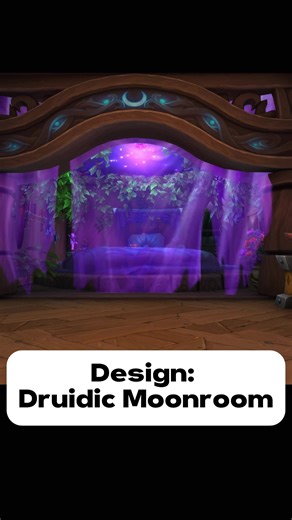 Housing Design: Druidic Moonroom #WorldOfWarcraft #WoWHousing #PlayerHousing