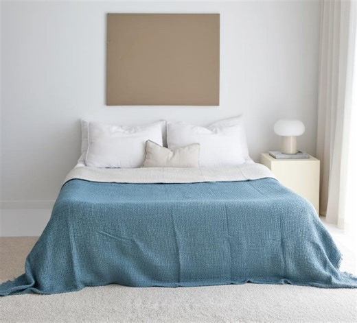 Lightweight Muslin Bedspread, Gauze Cotton Bed Cover, Soft Blanket - Etsy