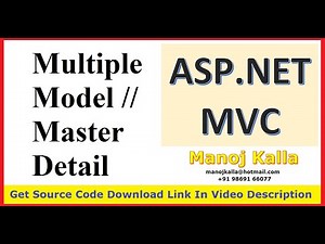 Multiple Model In Single View, Master Detail Asp.Net MVC, Multiple Models Using Entity Framework