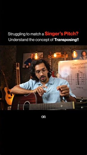 How to Change Song Pitch for Singers‼️#guitar