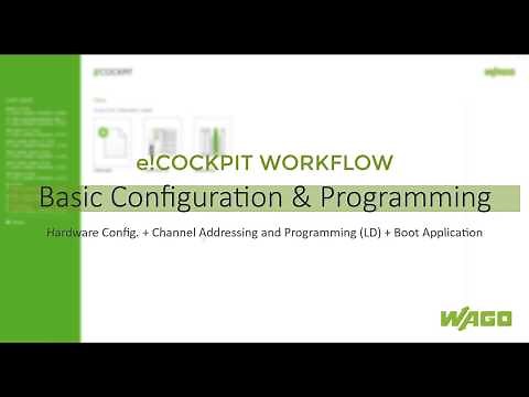 First Program with e!Cockpit - Configuration, Programming (Ladder Diagram) and Boot Application