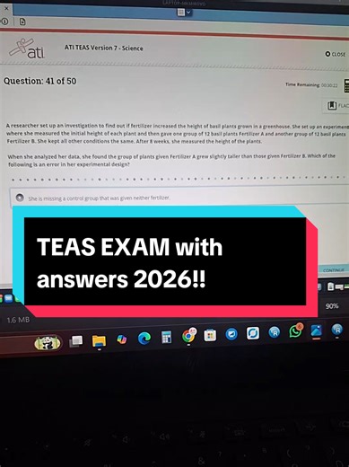 TEAS exam with answers 2026!! I passed my TEAS exam with this actual questions and answers! I made a 92 % with this entire test i will share with you all comment below!! #teas #ati #exam #atiteas
