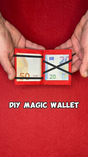 The Mask | Official Page on Instagram: "Diy magic wallet 🪄 #diy #tricks #magic #magictricks #magicians"