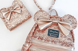 We're Obsessed With The Rose Gold Minnie Mouse Backpack And Wallet | Chip and Company