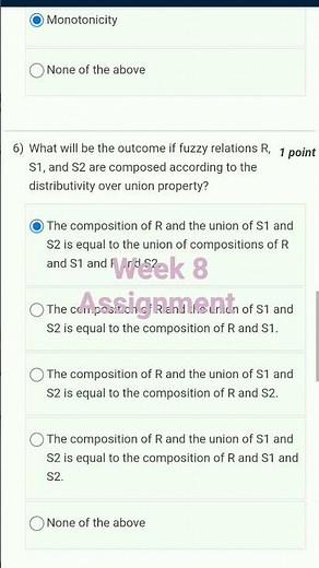 Fuzzy sets logic systems and applications||assignment answers||week8||#nptelanswer