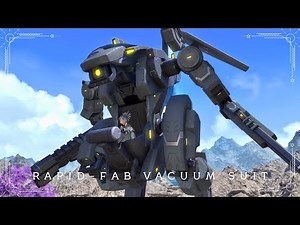 黒い機体！惑星探索ロボットマウント『量産型パワーローダー』（コスモエクスプローラー）#FF14