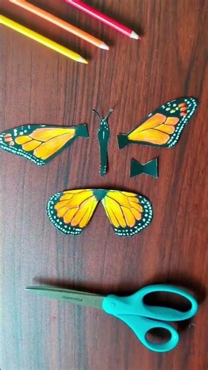 Build your Own Monarch Butterfly - Perfect printable activity for kids!