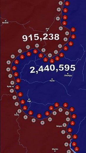 The Battle of Kursk in 30 seconds