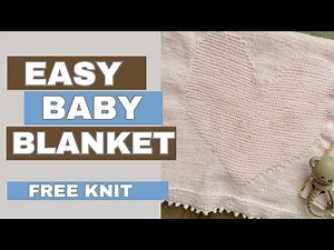How to Knit a Baby Blanket - Free Pattern Heirloom Hearts Blanket