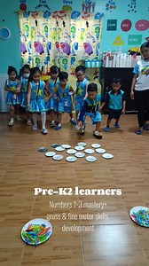 The Pre-K2 learners enjoyed this activity. #numeracy #MATATAGCurriculum #clips #paperplates #preschool | Lapid Kinderland Inc.