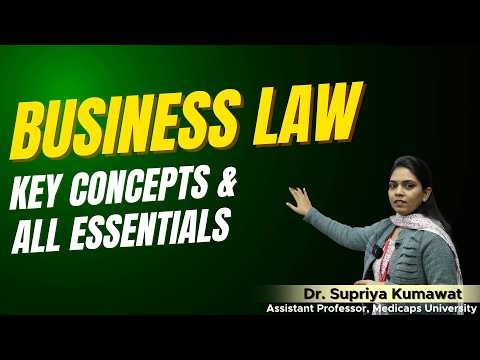 Business Law Complete Essentials | Contracts, & Company Law | Medicaps University