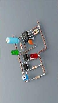 NE555 Battery Level Indicator #electronic #zaferyildiz