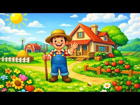 🐄 Der Fröhliche Bauernhof – Ein lustiges Kinderlied 🚜🌼
