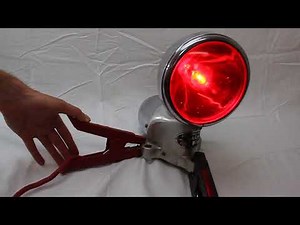 Rare LIGHT FROM MARS Fire Truck/Emergency Motorized Light WORKING 12-Volt