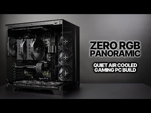 Zero RGB Panoramic PC Build | Air Cooled Antec C8 | Noctua chromax.black | AMD 7900 | RX 7900 XT