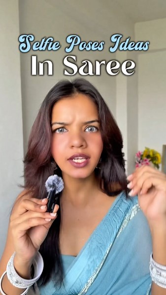 Easy Saree Selfie Ideas for Girls😍📸 #selfieposes #howtopose #saree #sareeposes #exploremore