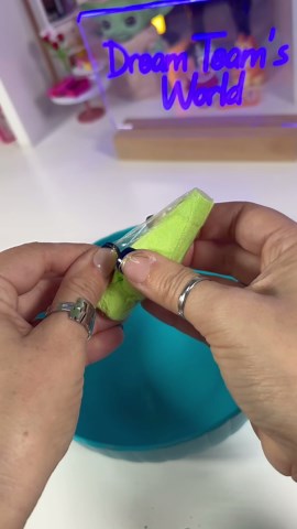 Lava Instant Slime #asmr #slime #lava