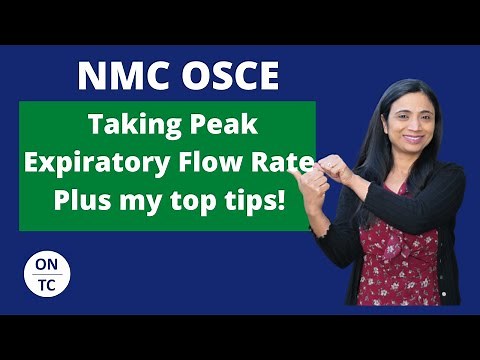 NMC OSCE Peak Expiratory Flow Rate
