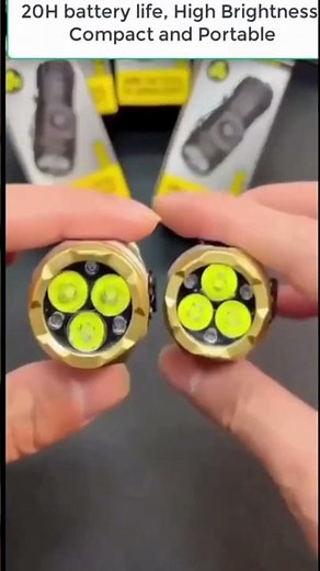 Three-Eyed Monster Mini Flash Super Power Flashlight