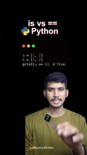 == vs is in Python – What's the Difference?
