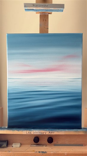 A moment with nowhere else to be. 16x20 oil on canvas #oilpainting #artistprocess #paintingprocess #calmingart #waterscape