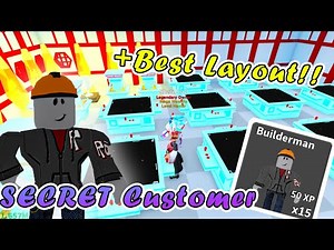Secret Customer Builderman + Best Layout with 5 Stars - Best Player Arcade Empire Series